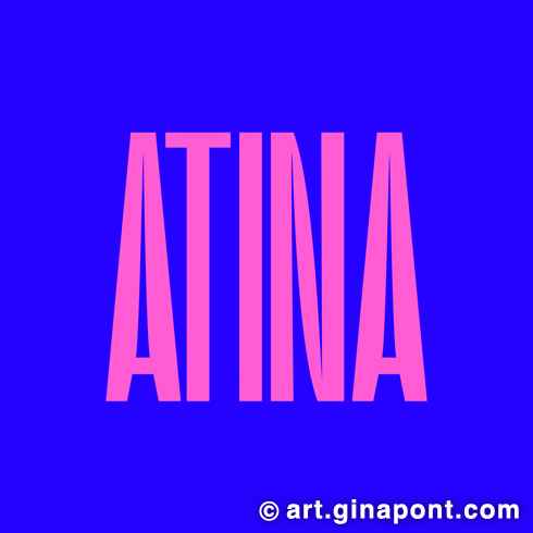 I designed the visual identity of Atina, the new electronic catalan pop band. It plays with psicodelic colors, flexible shapes and experimental video transitions.
