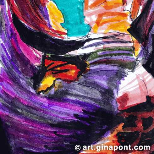 Lady in the Wind es una hermosa formación rocosa abstracta que se encuentra en el emblemático Antelope Canyon de Arizona.